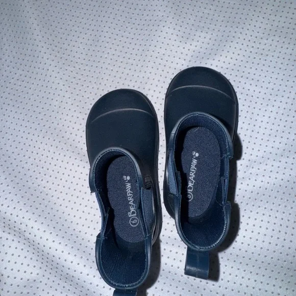 Kids Navy Blue Boots - Picture 4 of 4